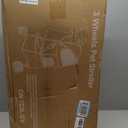 DUMOS 3 Wheels Pet Stroller for Small Dogs and Cats