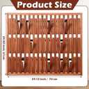 Weysat Piano Coat Rack with 51 Hooks 24 x 30'' Large Coat Rack Wall Mount