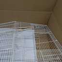 A&E Cage Co 503 Flight Bird Cage for Finches & Parakeets, 24"x16"x16" White