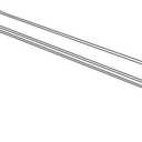 Clip Strip 50 Pack Label Holder Overlay for 6" - 7" Peg Hook, Price Tags, Merchandising Front Runner for Adhesive Labels