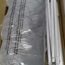 Cloud-Cuddle Cat Window Perch with 4-Sided Bolster, Zipper Design Cushion Window Seat for Window Sill, Sturdy Metal Frame & Easy Assembly Pet Hammock Bed for Indoor Cats (Gray, Large)