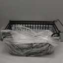 GAOKASE 4 Pcs Stackable Wire Baskets for Pantry Organizers and Storage,Vegetable Fruit Basket for Countertop,Kitchen Storage Metal Baskets,Produce Potato Onion Storage Bin,Black
