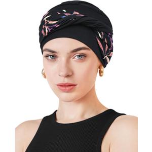 Movable Knot Beanies with Relaxed Stretch Elastic, Chemo Hats for Women