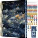 bloom daily planners 2026-2027 Planner - Academic Year (July 2026 - July 2027) Monthly & Weekly Soft Cover Planner for Women - 13 Month Calendar Agenda Book with Stickers - 5.5" x 8.25" - Midnight Sky