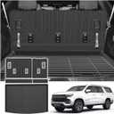 Cargo Liner for Chevy/Chevrolet Suburban & GMC Yukon XL 2021-2025 2026, All Weather Cargo Mats for Suburban Accessories, Heavy Duty TPE Trunk Mat, Car Accessories