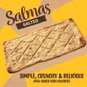 Sanissimo Salmas Salted, 40 packs of 3 Crackers, Oven Baked Corn Crackers, Gluten Free, Non GMO, Kosher Certified (EXP 04/24/25)