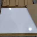 Magnetic Glass Whiteboard - Glass Dry Erase Board 48"x36" Large Frameless Glass Board for Walls Office School and Home, Gray