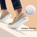 STQ Loafers for Women Memory Foam Slip On Sneakers EleeS Quilted 1.0 Comfort Fall Shoes, Size shoes 9.5