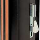 Prime-Line C 1001 Sliding Glass Door Handle Set, 4-15/16 In., Extruded Aluminum, Black (Single Pack)