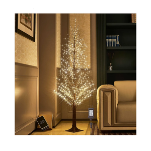 Hairui Lighted Brown Alpine Tree with 810L Warm White Fairy Lights 6FT, Twig Tree with Lights for Indoor Outdoor Home Christmas Winter Holidays Party Decoration Hairui Lighted Brown Alpine Tree with 810L Warm White Fairy Lights 6FT, Twig Tree with Lights for Indoor Outdoor Home Christmas Winter Holidays Party Decoration