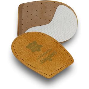 pedag Correct | German Made Medial and Lateral Wedge Heel Straightener Insert | for Pronation and Supination, Knock Knee Pain, Bow Legs | Vegetable Tanned Leather | Medium (Women 8 to Men 7) (Medium (Pack of 1))