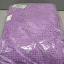 Muddy Mat® | Super Water Absorbent Door Mat Indoor, Microfiber Quick Dry Chenille Entryway Rug, Slip Resistant Front Door Mat, Indoor Mats for Entryway, Machine Washable Pet Rug, Purple 48"x72"