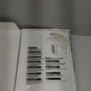 Dog Door Doggy Door Easy Install - Wood & PVC Doors & WallsDgooie Free Movement & Flexible Control - 2 Magnetic Flaps & Sliding Lock,Telescoping Frame,10 1/8" x 15 3/4" for Large Dogs Up to 100 lb L White