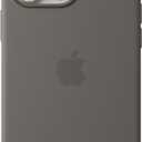 Apple iPhone 16 Pro Max Silicone Case with MagSafe and Camera Control: Lightweight Phone Case, Wireless Charging Compatible, Smooth Matte Finish, Stone Gray