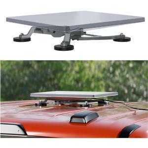 Starlink Mini Mount with Portable Magnetic Aluminum Alloy Mount - Housetop Roof,RV, Car Windows, Sunroofs Starlink Mini Holder with 66MM Strong Suction(Magnetic)