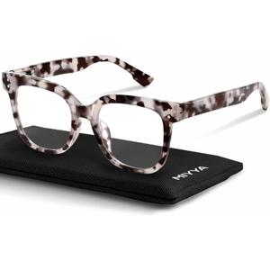 Miyya Blue Light Glasses for Women & Men Oversized UV & Blue Light Blocker Chunky Frames, Stylish Eyewear Accessories
