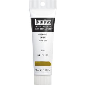 Liquitex Professional Heavy Body Acrylic Paint, 2-oz (59ml) Tube, Green Gold