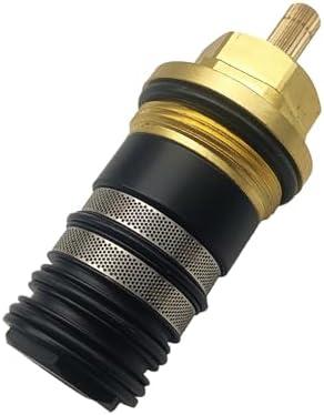 Meyffon 94282000 Thermostatic Cartridge 3/4 Inch Brass Stem Compatible with Hansgrohe Ecostat Showers Fits Two-Hole & Three-Hole Thermostatic Tub Fillers