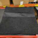 Pack of 1 Faux Leather Boucle Throw Pillow Covers 18"x18" Black Chic Accents Textured Square Decorative Pillow Cases for Living Room Couch Bed Farmhouse Boho Home Decor