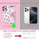 GUESNUY Aesthetic Phone Case Compatible with iPhone 16 Pro Max, Bow Case Compatible with MagSafe,Soft Clear TPU Anti-Slip Shockproof Bumper Protective Cover for Women Girly - Hot Pink