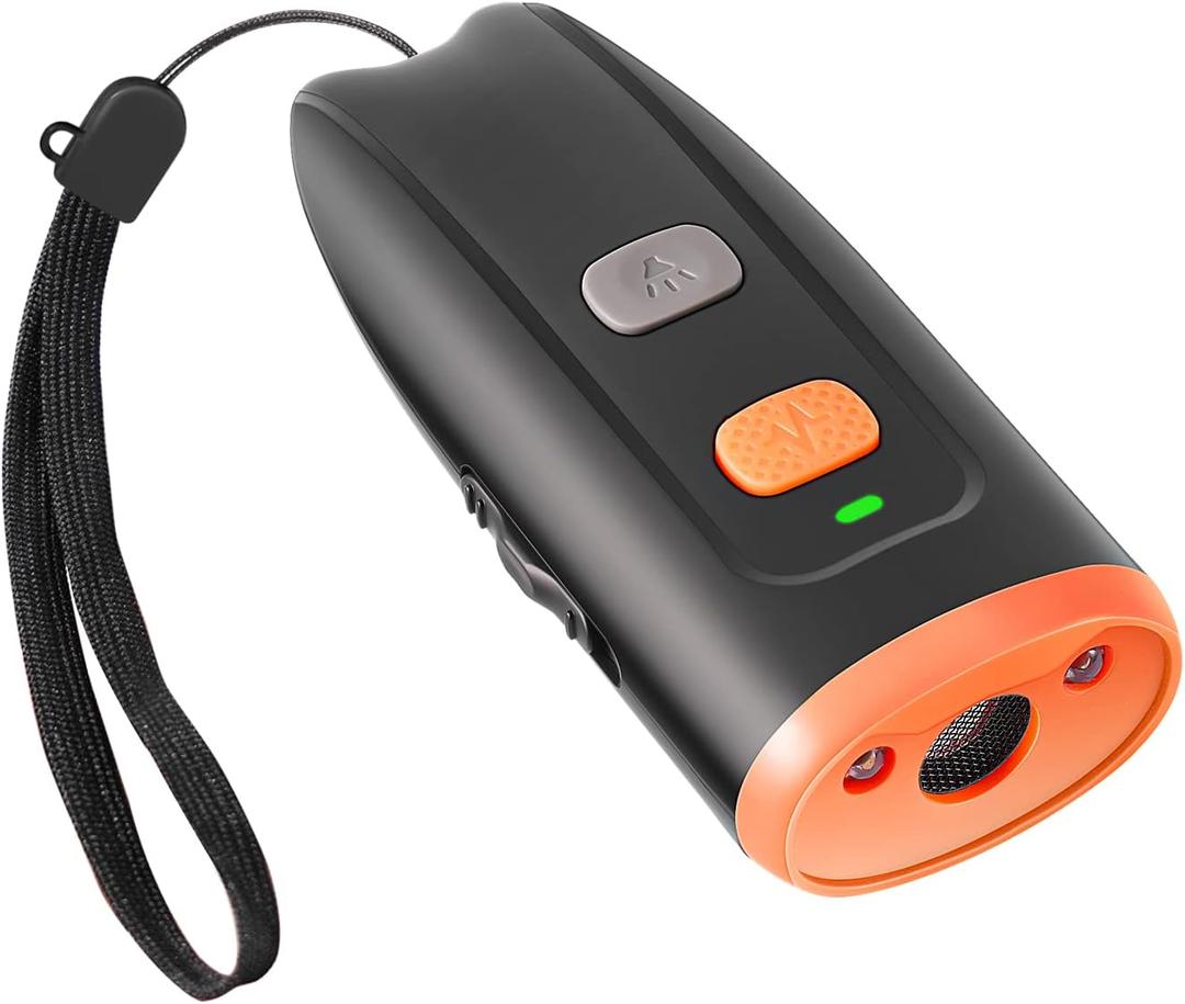 Ultrasonic Dog Barking Control Device, Anti Barking Device Barking Silencer with LED Light, 3 Training Modes Dog Bark Deterrent Devices 20ft Range Dog Training & Behavior Aids w/SOS (Black)