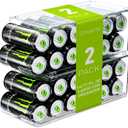 2 Pack Tall Skinny Can Organizer for Refrigerator, Stackable Large Soda Cans of 16oz & 17oz Beverage Energy Drink Container Holder Dispenser with Lid for Fridge, Clear Storage Plastic Bins