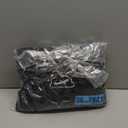 BEDELITE Travel Blanket with Bag, Ultra-Soft Jacquard Fleece Blanket with Luggage Sleeve & Backpack Clip, Airplane Blanket Travel Essentials, Black (40"x65")