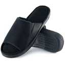 Honalika Cozy Men's Open Toe House Slippers Memory Foam,Comfy Slip On Indoor Slipper for Men Breathable, Non-Slip Soft Bedroom Home 7-8