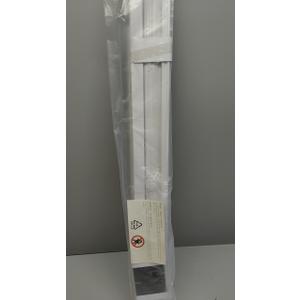 LazBlinds Cordless 1" Vinyl Mini Blinds for Indoor Windows - Light Filtering Horizontal Window Blinds & Shades, 31" W x 64" H, White