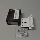 Home Security Door Reinforcement Lock - Safety Child Proof Door Locks With 8 Screws for Inward Swinging Front Doors, Extra Add a Kids Lock Inside Withstands 800 lbs Deadbolt Latch Guard Bedroom, White