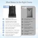 Hanging Laundry Hamper Bag, Extra Large Storage Space (30"x21"x4"), with 6 Hooks, Suitable for Dirty Clothes Storage, Wall Mounted and Door Mounted Laundry Basket