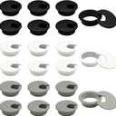 ELANE 18 Pcs Desk Cord Grommets, 2 inch