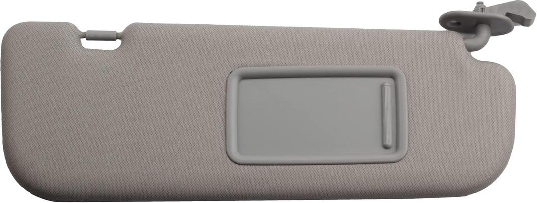 Dasbecan Gray Right Passenger Side Sun Visor Compatible with Hyundai Elantra 2011 2012 2013 2014 2015 Replaces# 852203X000TX