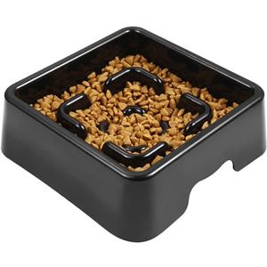 Slow Feeder Dog Square Bowls Stop Bloat Bowl Anti-Choking for Medium Dogs