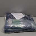 BEQHAUSE Kitchen Rugs and Mats Set of 2 Non-Slip Kitchen Mats for Floor, Absorbent and Stain Resistant Kitchen Runner, Machine Washable Rugs for Kitchen, Laundry & Sink, 20"x32"+20"x48", Blue