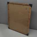 iRahmen 16x20 Picture Frame Set of 2 with Plexiglass, Display Pictures 11x14 with Mat or 16 x 20 Without Mat, Rustic Brown Wood Poster Frame for Photo Wall Gallery Mounting