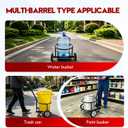Upgraded Portable 5 Gallon Bucket Cart, Multi-Functional Hand Dolly (Black)