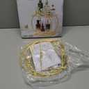 Perfume Organizer for Dresser, 2 Tier Bathroom Counter Organizers and Storage, Gold Makeup Organizer for Vanity, Bathroom Accessories & Decor, Skincare Perfume Trays Cosmetic Display Holder