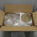 56W Modern LED Ceiling Light, Flower Flush Mount Light Fixture with Remote Control Gold Dimmable Ceiling Lamp for Living Room, Bedroom, Dining Room, Hallway, Kitchen (Gold,31.89Inch)