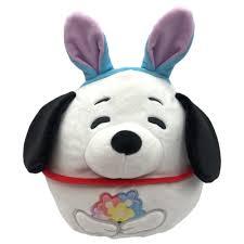 Squishmallows 8” Peanuts Easter Bunny Ears Snoopy Dog Plush Soft Stuffed Animal