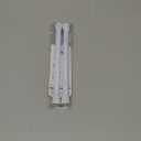 2 Pack Spring Tension Rods 8-13 Inches,5/8" Diameter White Spring Load Adjustable Expandable,Small Short Tension Curtain Rod for Windows,Kitchen,Doorway,Bathroom,Cupboard Bars