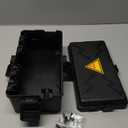 Hrensaw Medium Outdoor Electrical Box(10.6x5.5x4.5inch),Weatherproof Connection Box w/6 Cable Entry,IP54 Waterproof Extension Cord Cover Protect Power Strip,Timer,Plug,Holiday Lights,Black