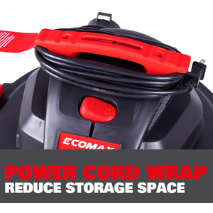 Ecomax 10 Gal 5.5HP Stainless Steel Vac