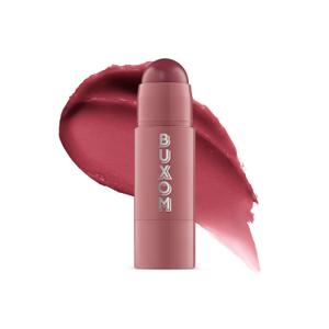 BUXOM Power-Full Plumping Lip Balm, Tinted Lip Balm Plumper, Enhancing Lip Moisturizer, Hydrating & Smoothing Peptide Lip Treatment, Cruelty-Free (Dolly Fever)