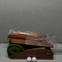 Golf Putting Mat with Ball Return, Practice Golf Putting Green Training Aid for Indoor, Outdoor at Home, Office, Backyard with Putter and 5 Balls