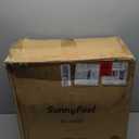 SUNNYFEEL Camping Directors Chair, Heavy Duty,Oversized Portable Folding Chair with Side Table, Pocket for Beach, Fishing,Trip,Picnic,Lawn,Concert Outdoor Foldable Camp Chairs (Red-2 Set)