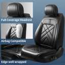 RAV4 Car Seat Covers Custom Fit for Toyota RAV4 2013-2025 2026 Black