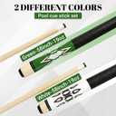 HMQQ 58 Inch Pool Cue Sticks, 20 oz 2-Piece Patterned Cues, 2/4/6 Pack
Assorted multicolor graphic designs with 13mm leather tips for home tables, bars, clubs, practice, and group play.