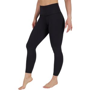 90 Degree By Reflex Women's High Waist Ankle Length Leggings (Black, Small)