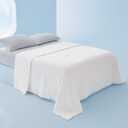 Bedsure Cooling Blankets for Hot Sleepers - Cooling Comforter, Cold Summer Blanket Queen Size for Bed, Ice Breathable and Lightweight Gift for Night Sweats, White, 90x90 Inches